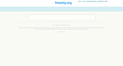 Desktop Screenshot of freelety.org
